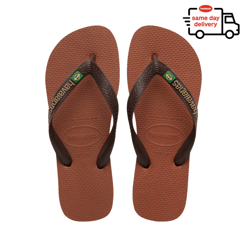 Brasil Logo Flip Flops