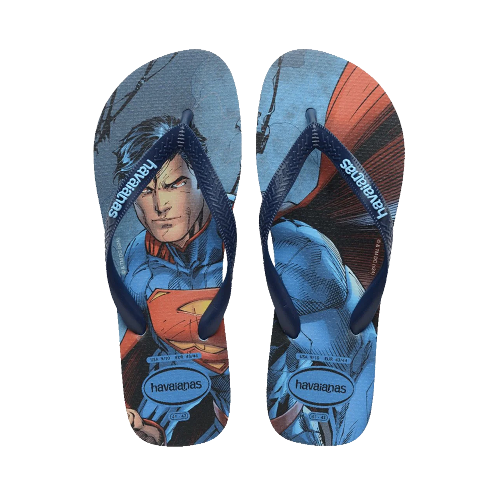 Havaianas Top Heróis DC Flip-Flops – Coole Flash-Badelatschen Für Herren, Leicht & Langlebig, Unisex-Sommer-Sandale Mit Hero-Sohle