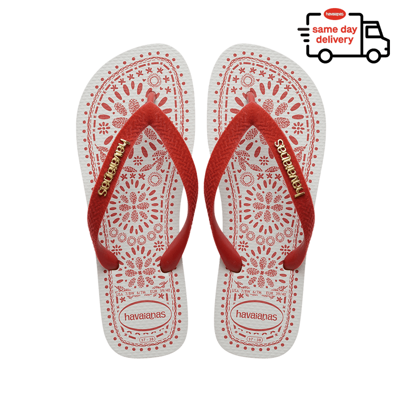 Havaianas Top Bordado